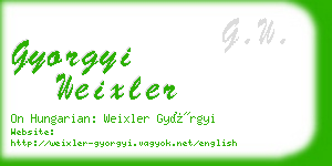 gyorgyi weixler business card